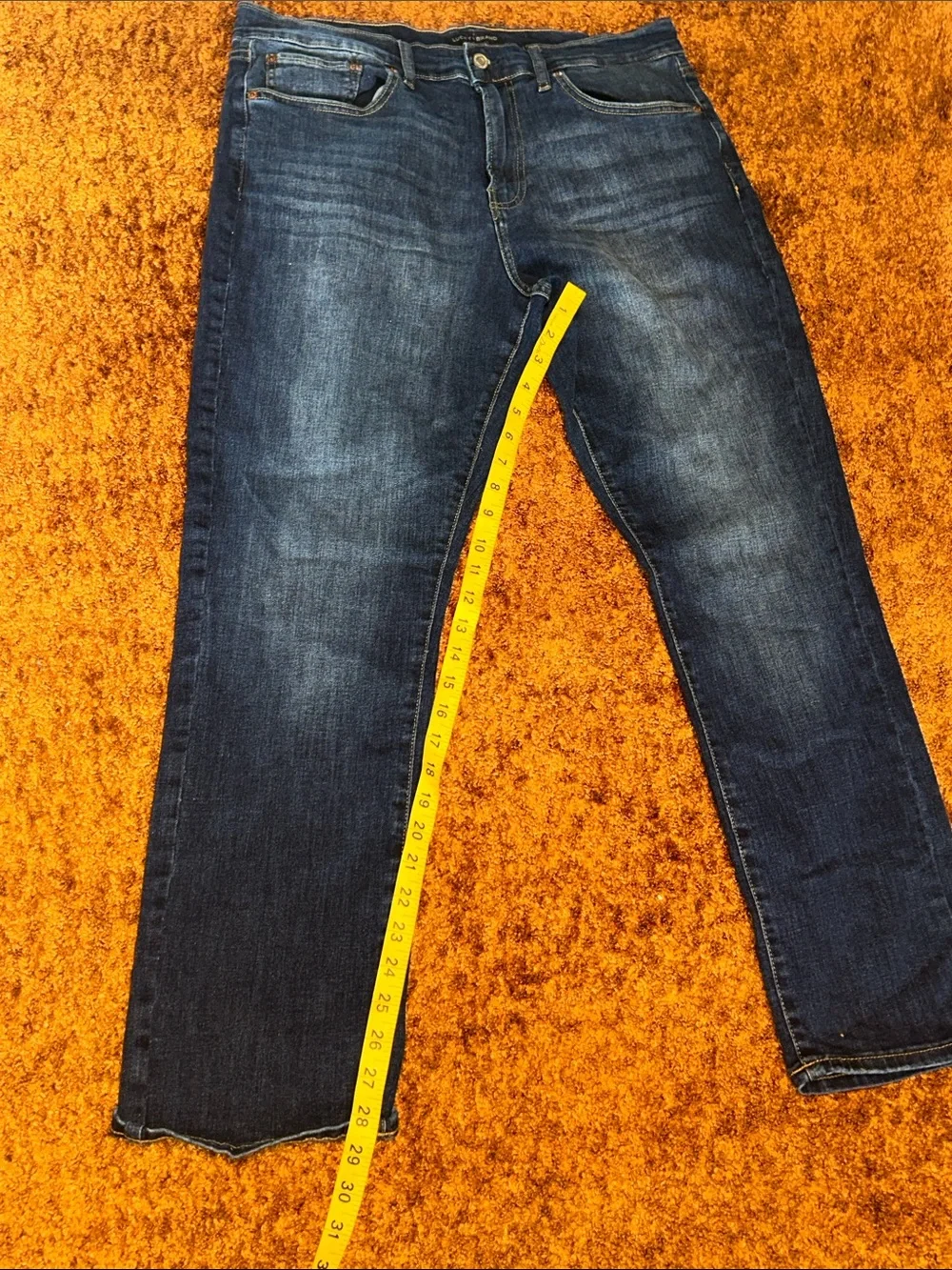 Lucky Brand Men's Straight Jeans in Dark Blue Wash